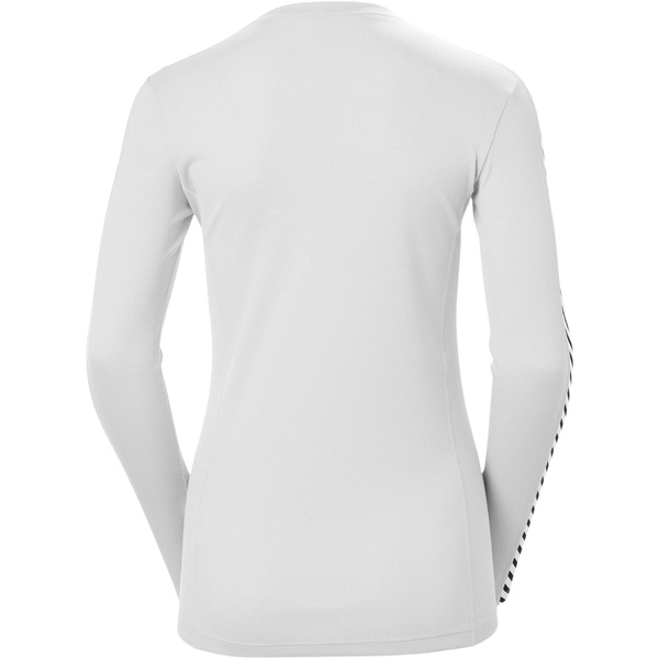 2026 Helly Hansen Womens Lifa Crew Baselayer Top 48326 - White